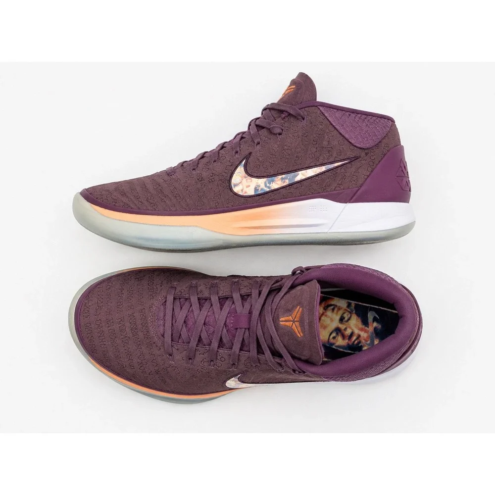 Nike Kobe AD Mid Purple stardust Basketball Shoes AO2572 500 Mens U.S. 10.5